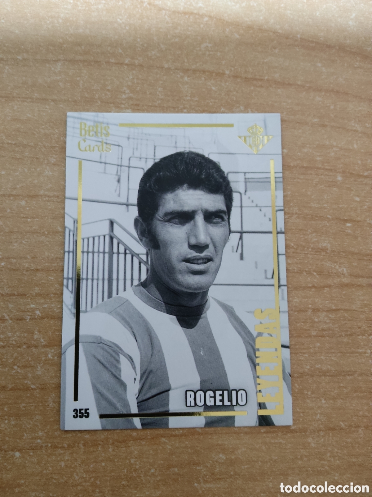 Cromos de f&uacute;tbol: 355 ROGELIO LEYENDAS REAL BETIS HOLY CARDS 2024 2025