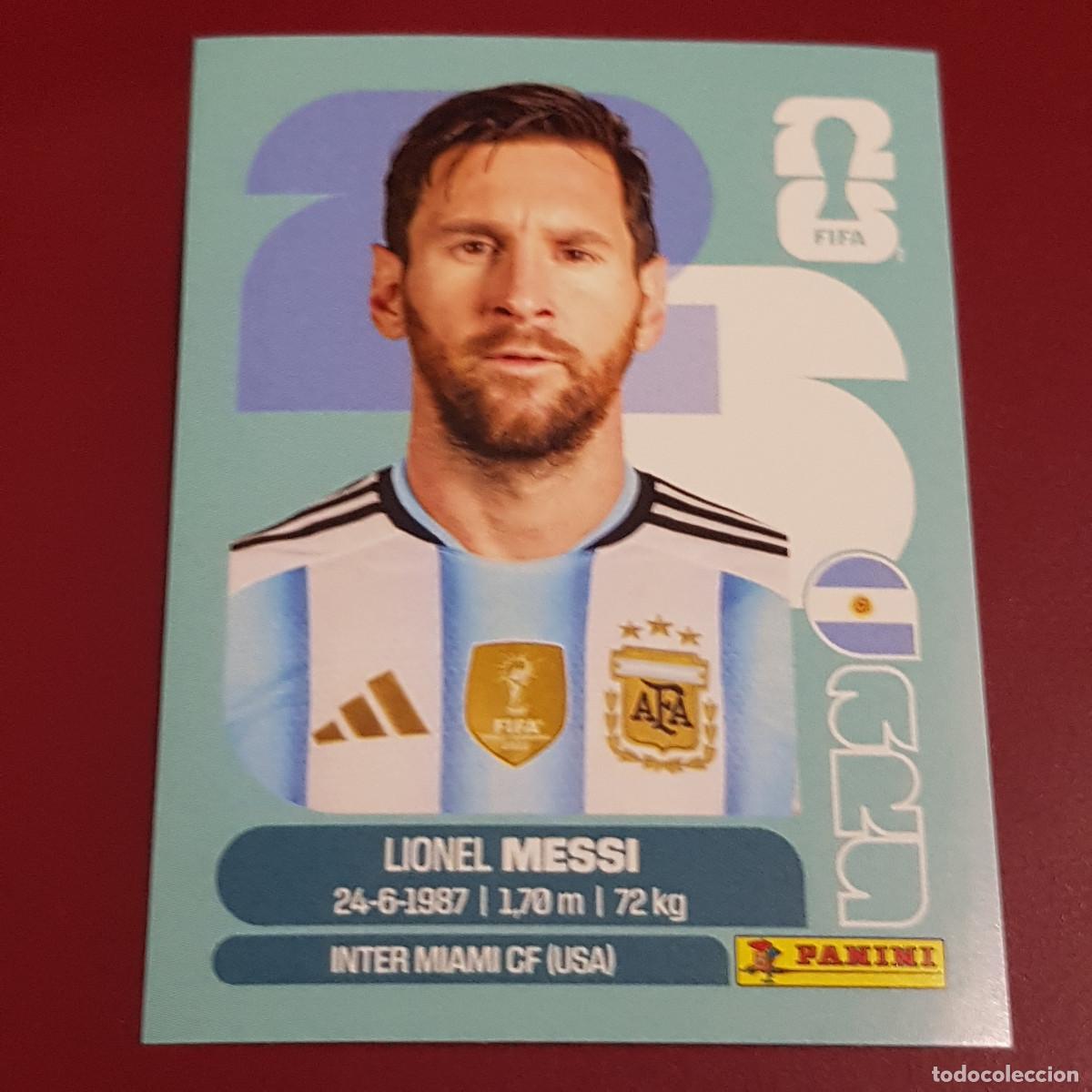 Cromos de f&uacute;tbol: PANINI - MUNDIAL FIFA WORLD CUP 2026 - 26 - ARGENTINA - MESSI - ARG 17 - NUNCA PEGADO