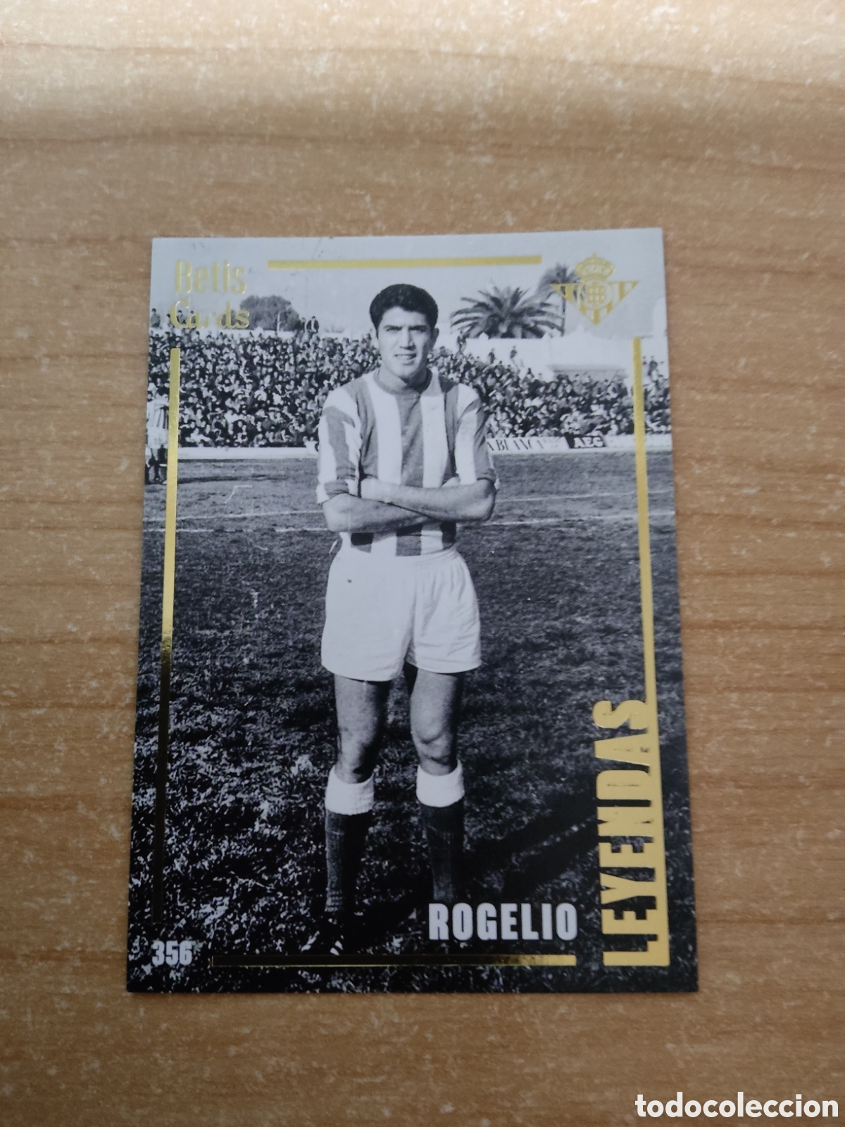 Cromos de f&uacute;tbol: 356 ROGELIO LEYENDAS REAL BETIS HOLY CARDS 2024 2025