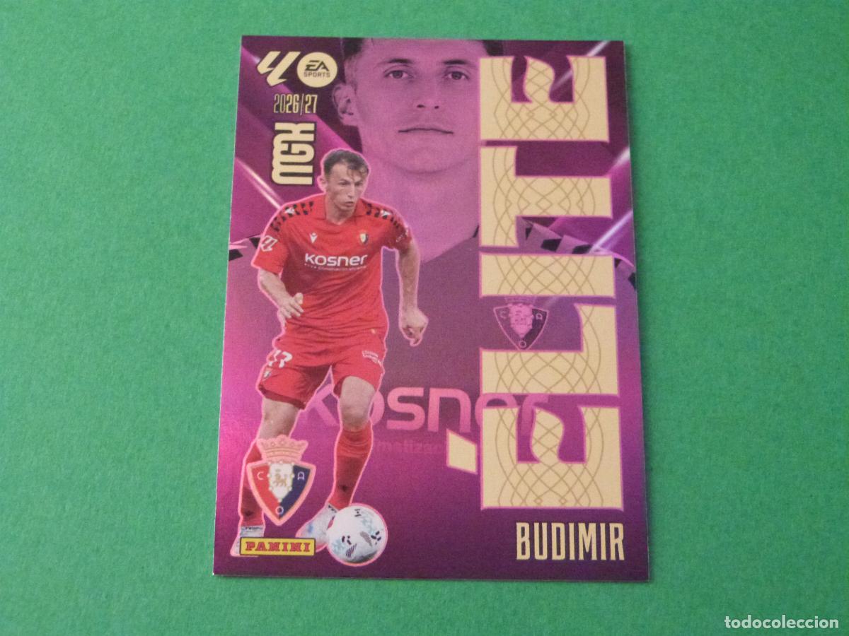 Cromos de f&uacute;tbol: TRADING CARD FUTBOL BUDIMIR AT.OSASUNA N&ordm; 3 ELITE LIGA MEGACRACKS 2026-2027/26-27