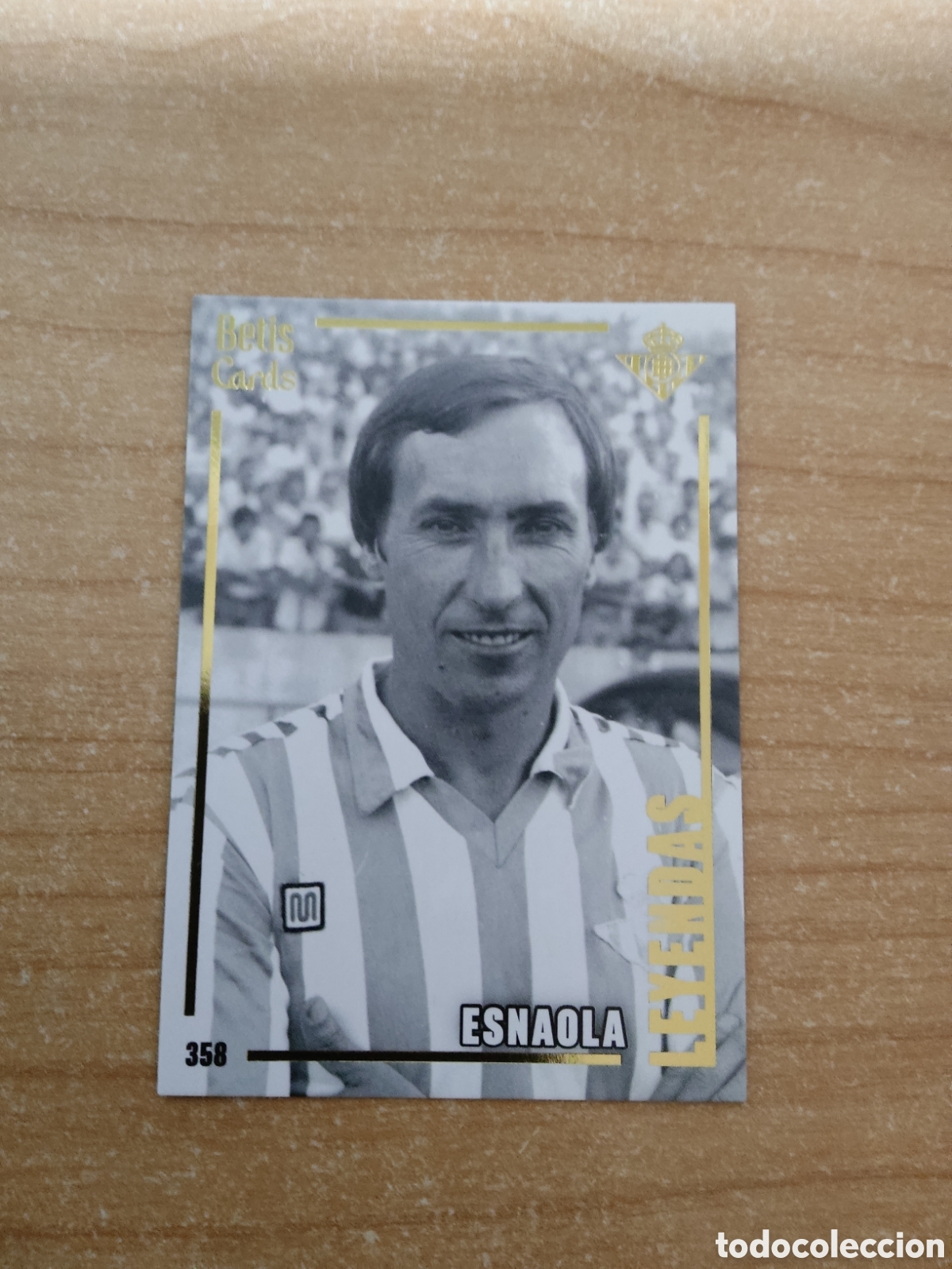 Cromos de f&uacute;tbol: 358 ESNAOLA LEYENDAS REAL BETIS HOLY CARDS 2024 2025