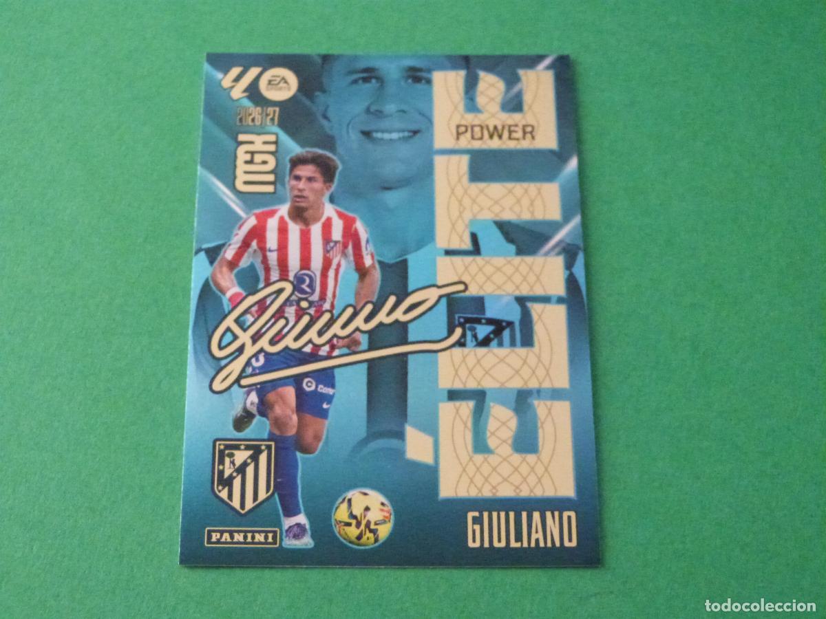 Cromos de f&uacute;tbol: TRADING CARD FUTBOL GIULANO ATLETICO DE MADRID N&ordm; 1 ELITE POWER LIGA MEGACRACKS 2026-2027/26-27