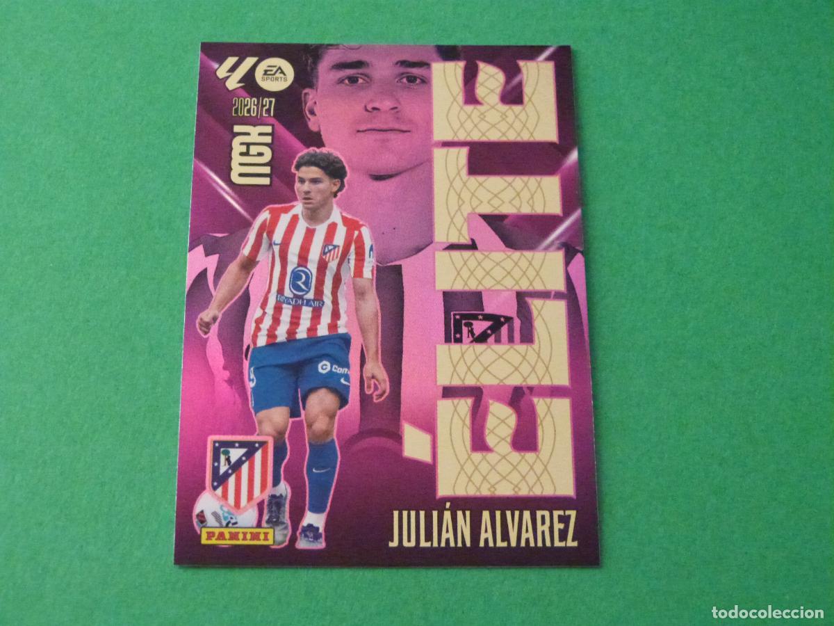 Cromos de f&uacute;tbol: TRADING CARD FUTBOL ALVAREZ ATLETICO DE MADRID N&ordm; 8 ELITE LIGA MEGACRACKS 2026-2027/26-27