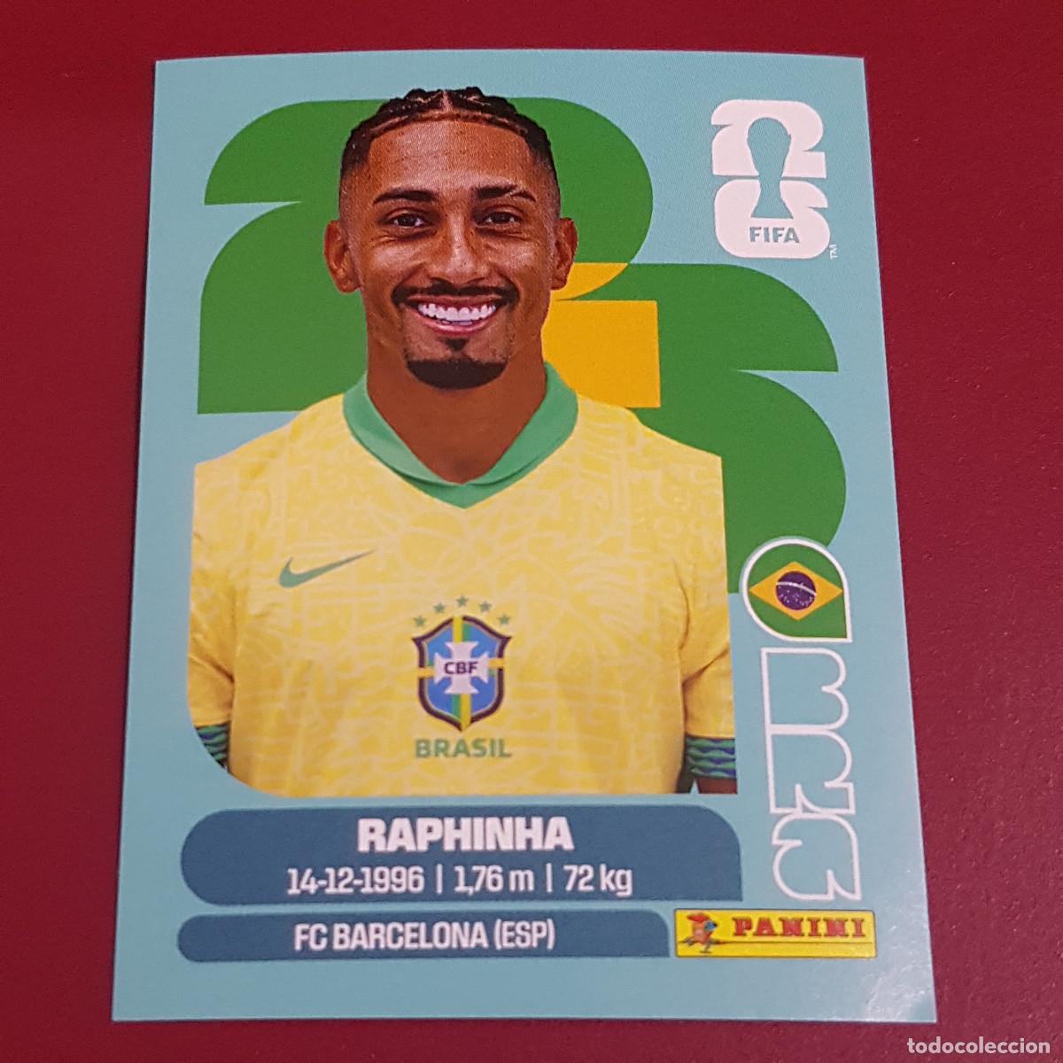 Cromos de f&uacute;tbol: PANINI - MUNDIAL FIFA WORLD CUP 2026 - 26 - BRASIL - RAPHINHA - BRA 19 - NUNCA PEGADO