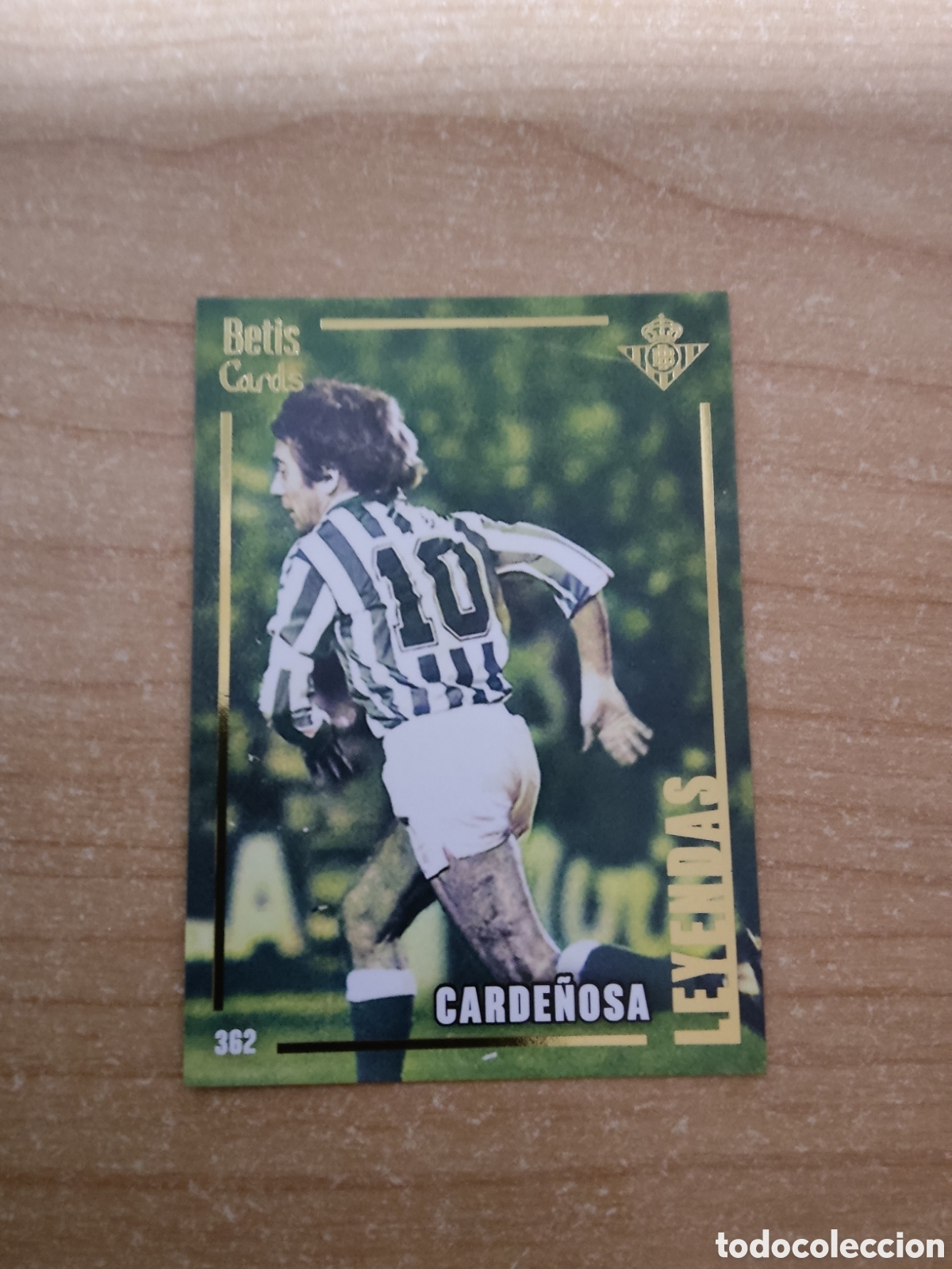 Cromos de f&uacute;tbol: 362 CARDE&Ntilde;OSA LEYENDAS REAL BETIS HOLY CARDS 2024 2025
