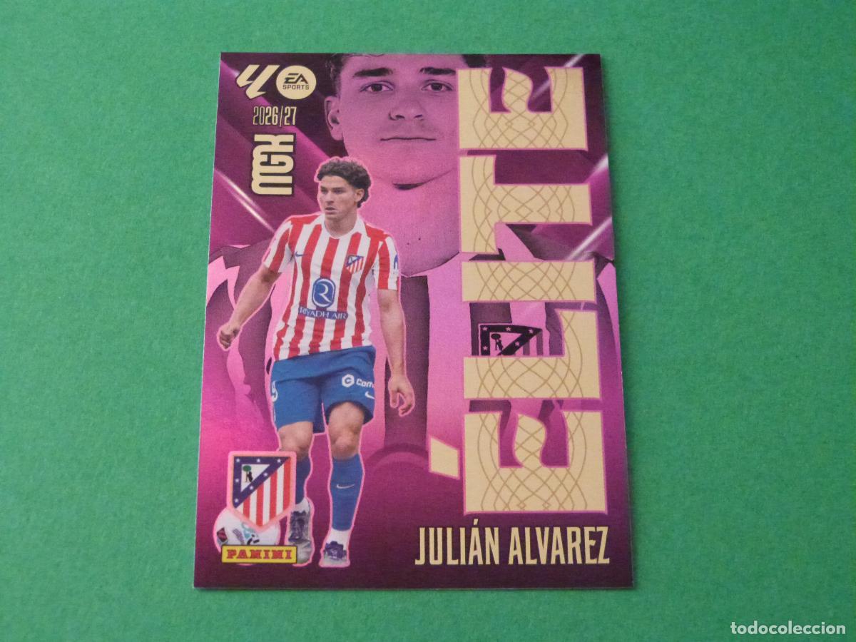 Cromos de f&uacute;tbol: TRADING CARD FUTBOL ALVAREZ ATLETICO DE MADRID N&ordm; 8 ELITE LIGA MEGACRACKS 2026-2027/26-27