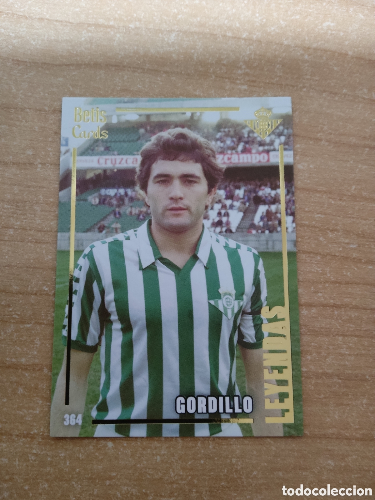 Cromos de f&uacute;tbol: 364 GORDILLO LEYENDAS REAL BETIS HOLY CARDS 2024 2025