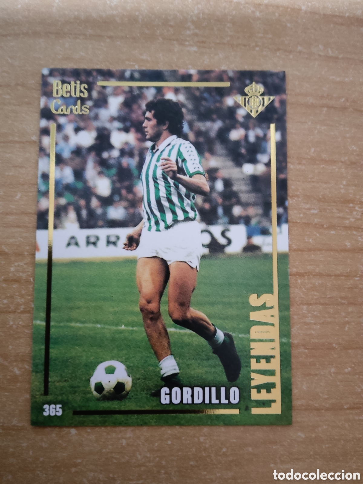 Cromos de f&uacute;tbol: 365 GORDILLO LEYENDAS REAL BETIS HOLY CARDS 2024 2025