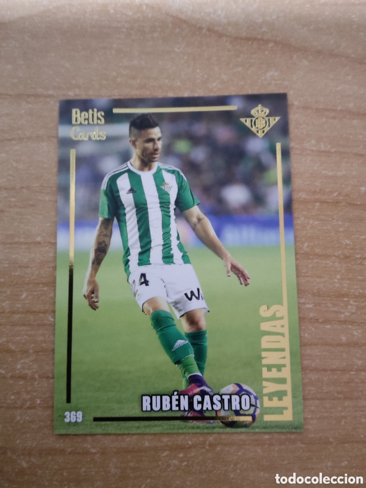 Cromos de f&uacute;tbol: 369 RUBEN CASTRO LEYENDAS REAL BETIS HOLY CARDS 2024 2025