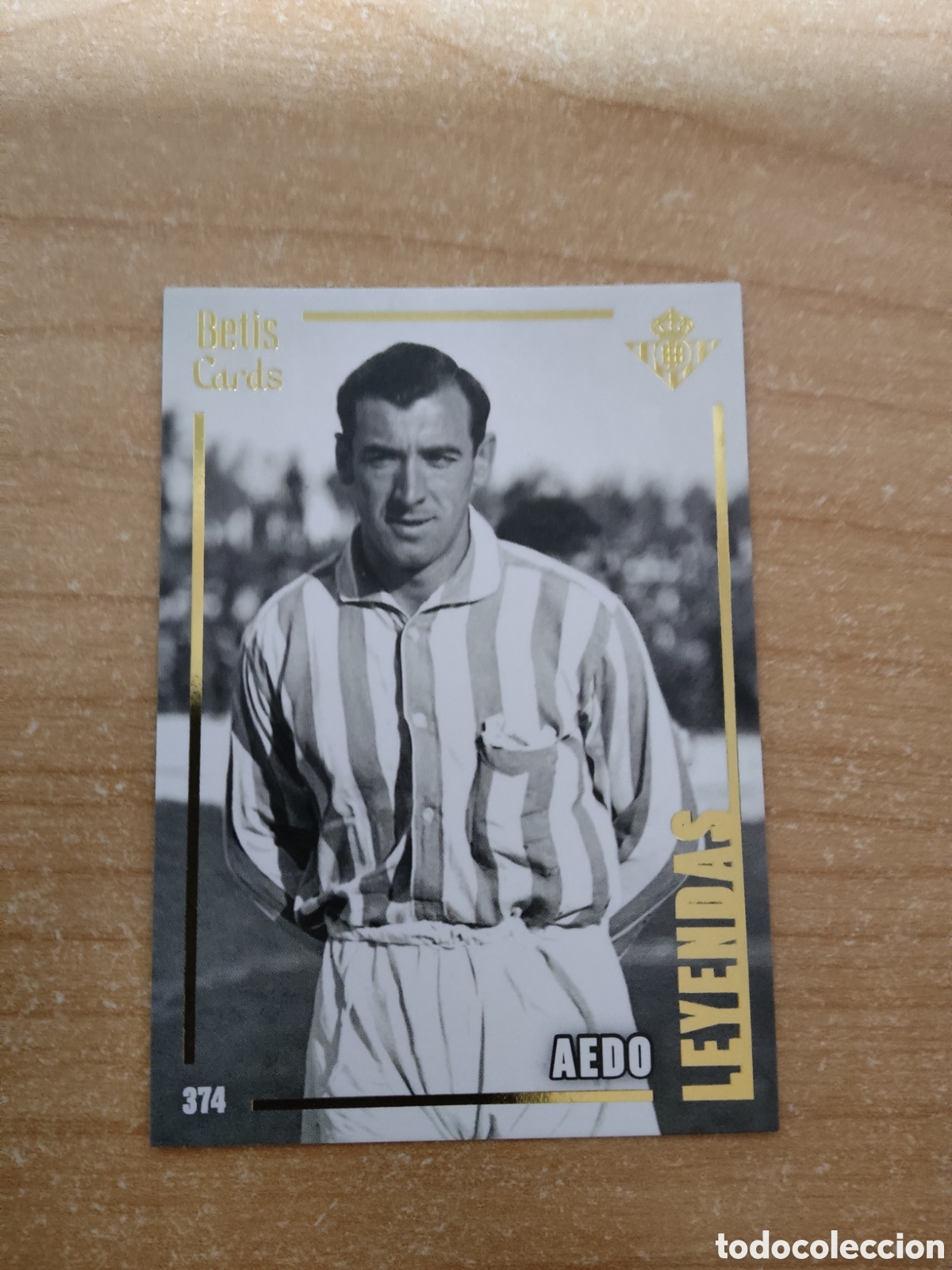 Figurine di Calcio: 374 AEDO LEYENDAS REAL BETIS HOLY CARDS 2024 2025