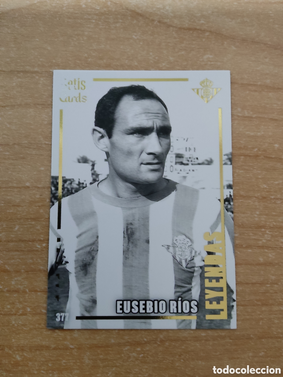 Cromos de Futebol: 377 EUSEBIO RIOS LEYENDAS REAL BETIS HOLY CARDS 2024 2025