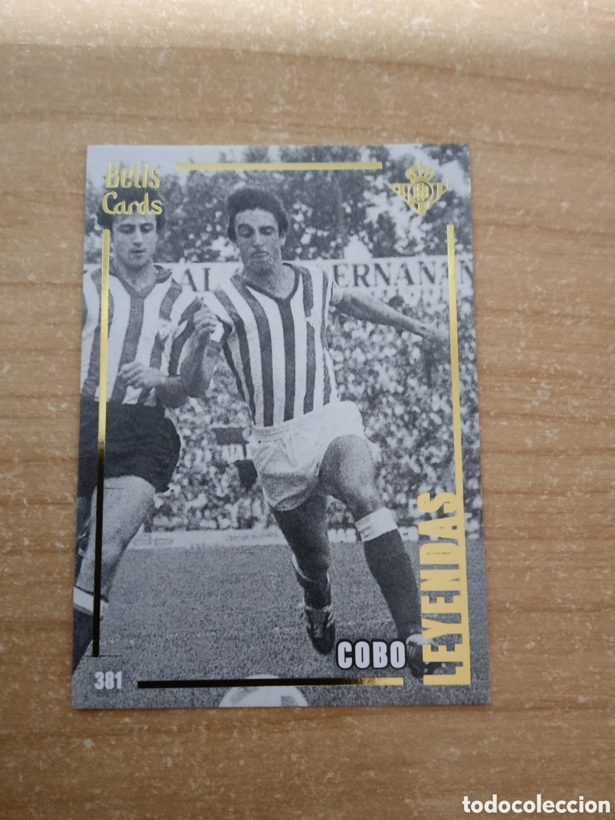 Cromos de Futebol: 381 COBO LEYENDAS REAL BETIS HOLY CARDS 2024 2025