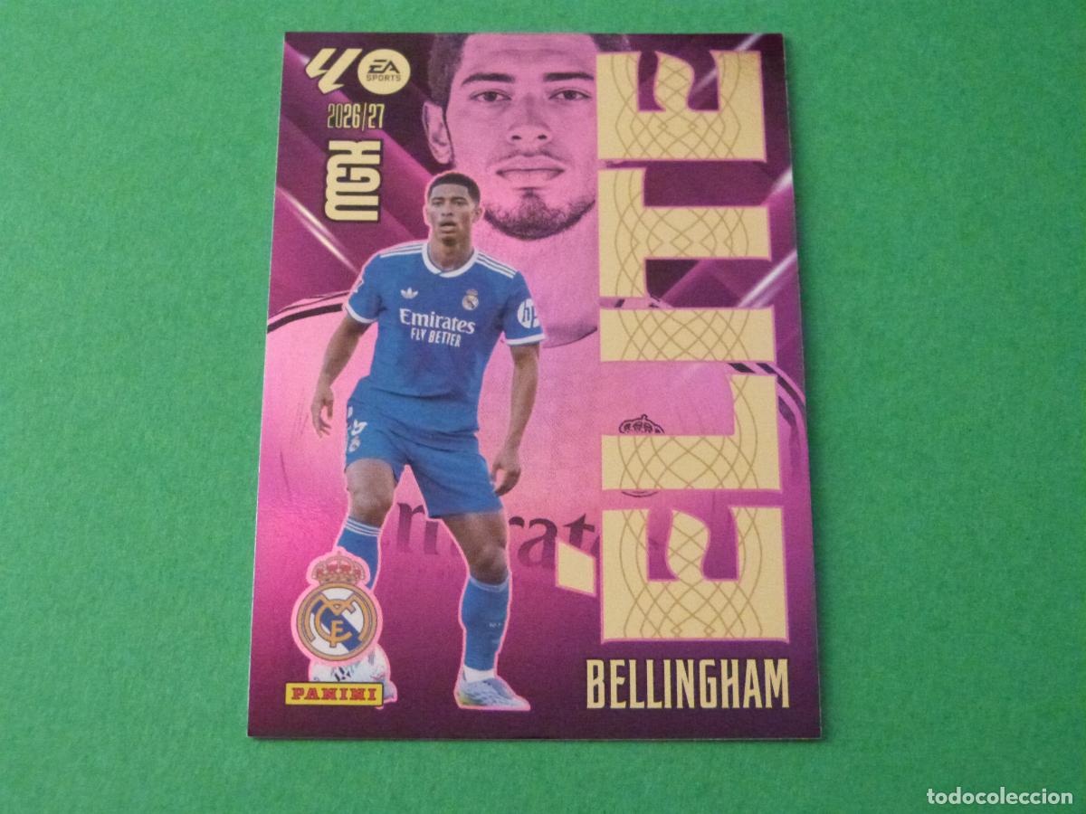 Cromos de Futebol: TRADING CARD FUTBOL BELLINGHAM REAL MADRID C.F. N&ordm; 2 ELITE LIGA MEGACRACKS 2026-2027/26-27