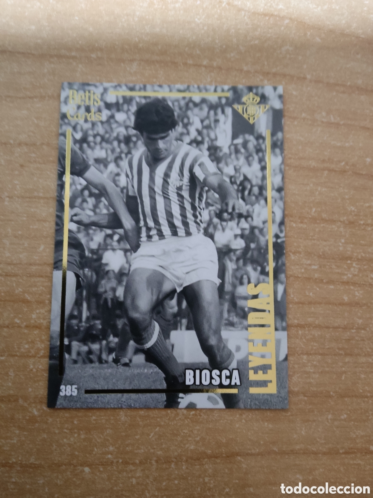 Cromos de Futebol: 385 BIOSCA LEYENDAS REAL BETIS HOLY CARDS 2024 2025