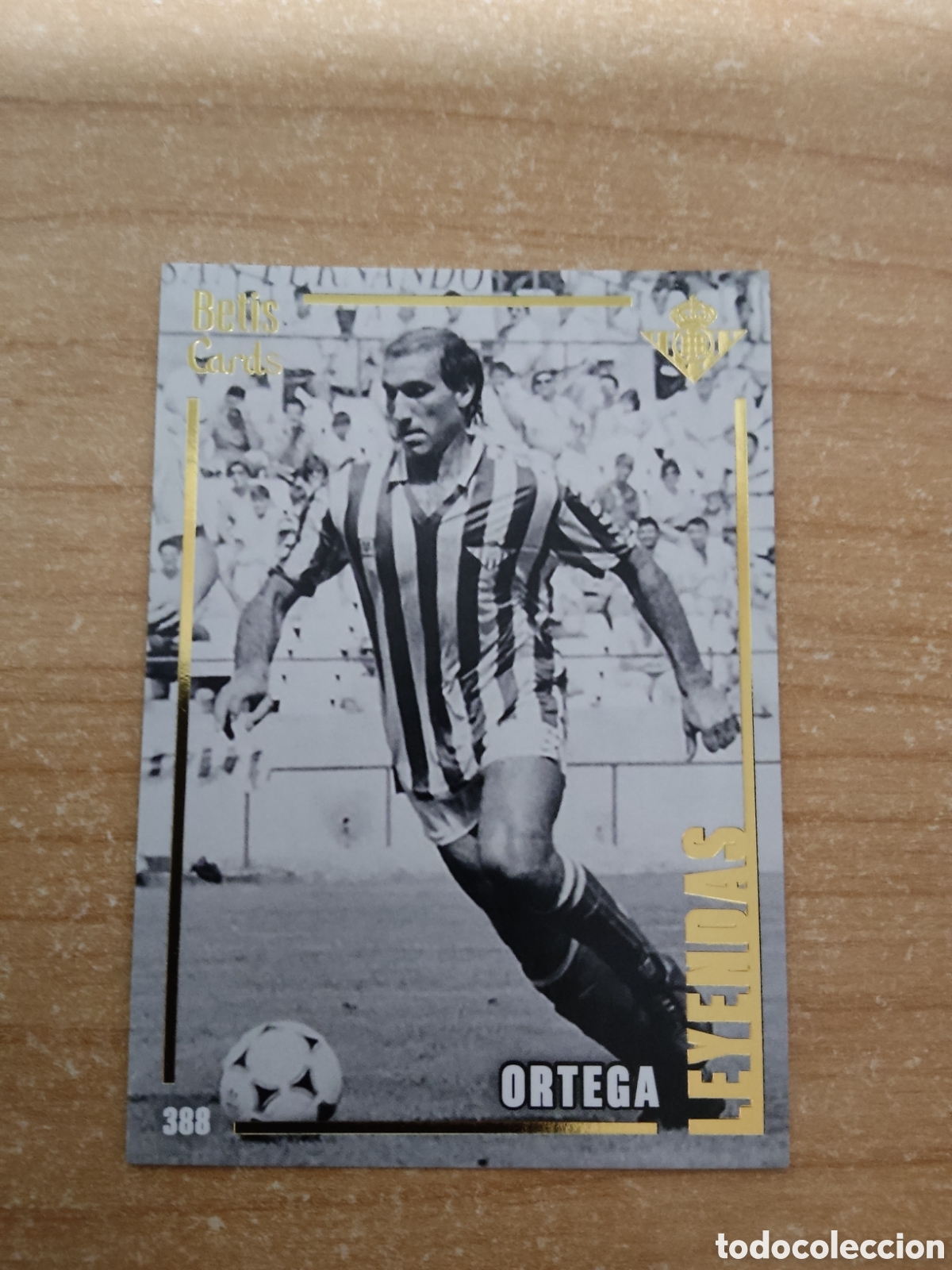 Cromos de f&uacute;tbol: 388 ORTEGA LEYENDAS REAL BETIS HOLY CARDS 2024 2025