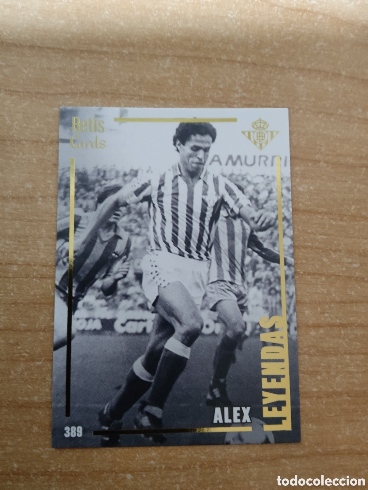 Cromos de f&uacute;tbol: 389 ALEX LEYENDAS REAL BETIS HOLY CARDS 2024 2025