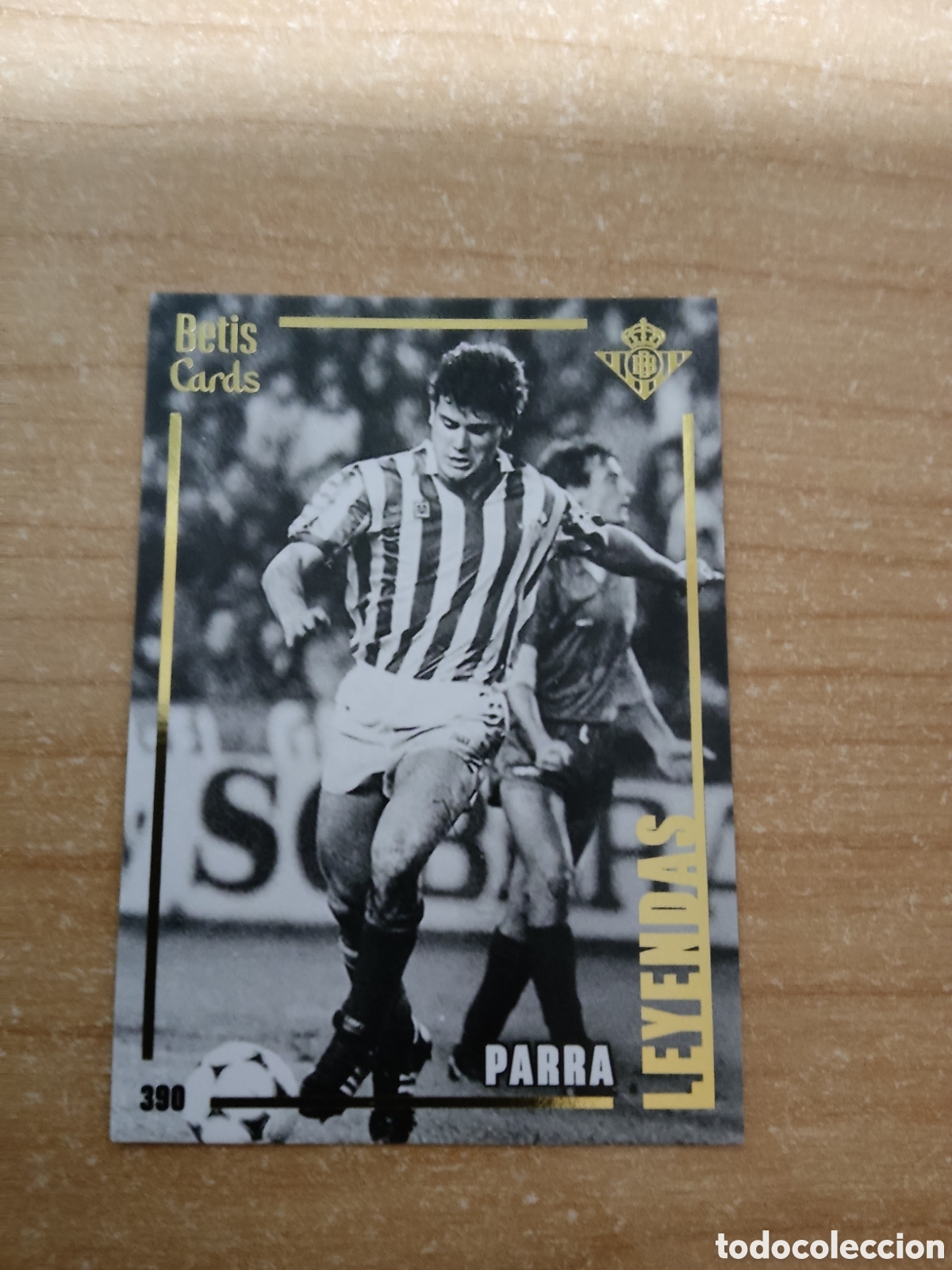 Cromos de f&uacute;tbol: 390 PARRA LEYENDAS REAL BETIS HOLY CARDS 2024 2025