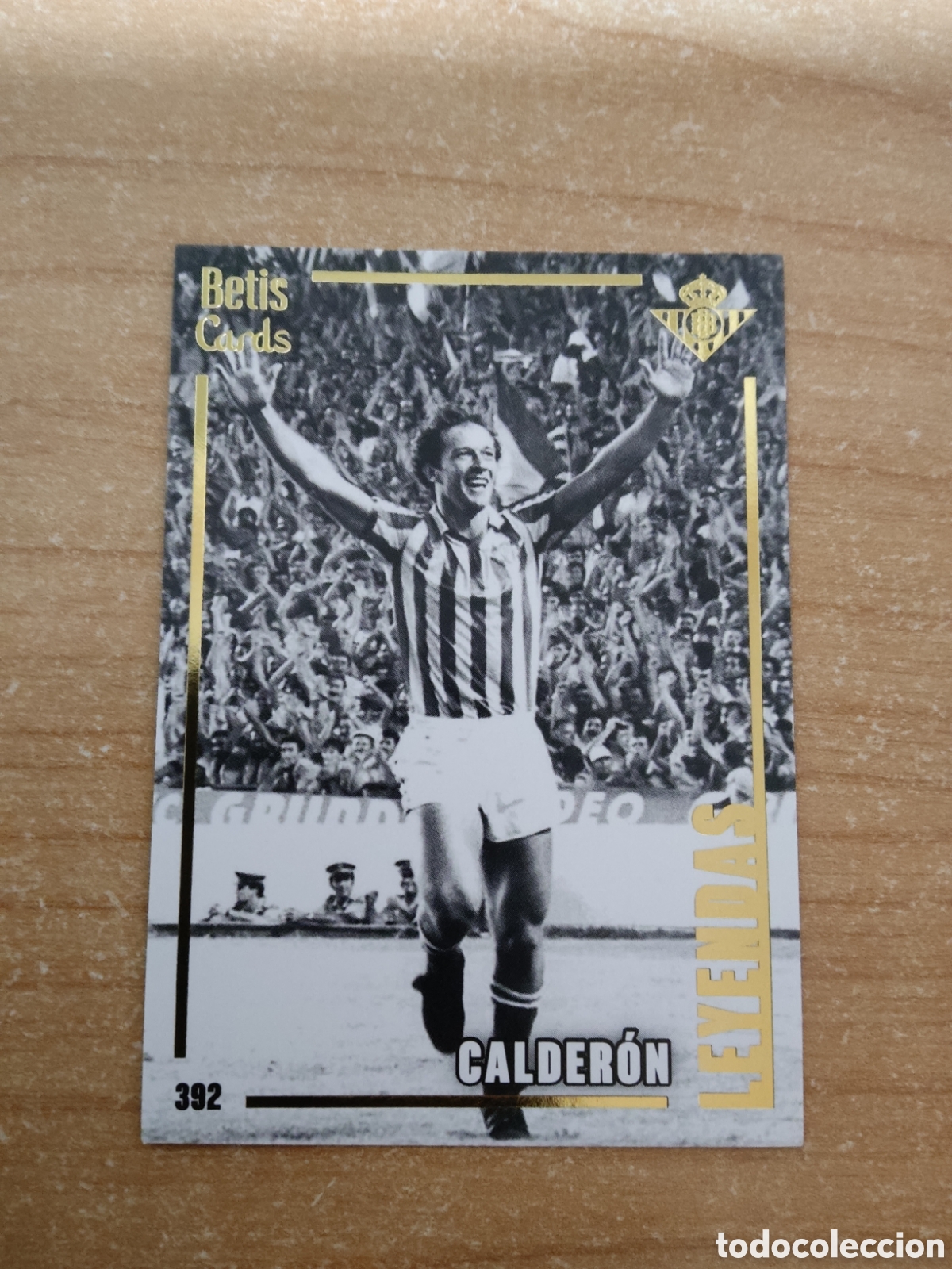Cromos de f&uacute;tbol: 392 CALDERON LEYENDAS REAL BETIS HOLY CARDS 2024 2025