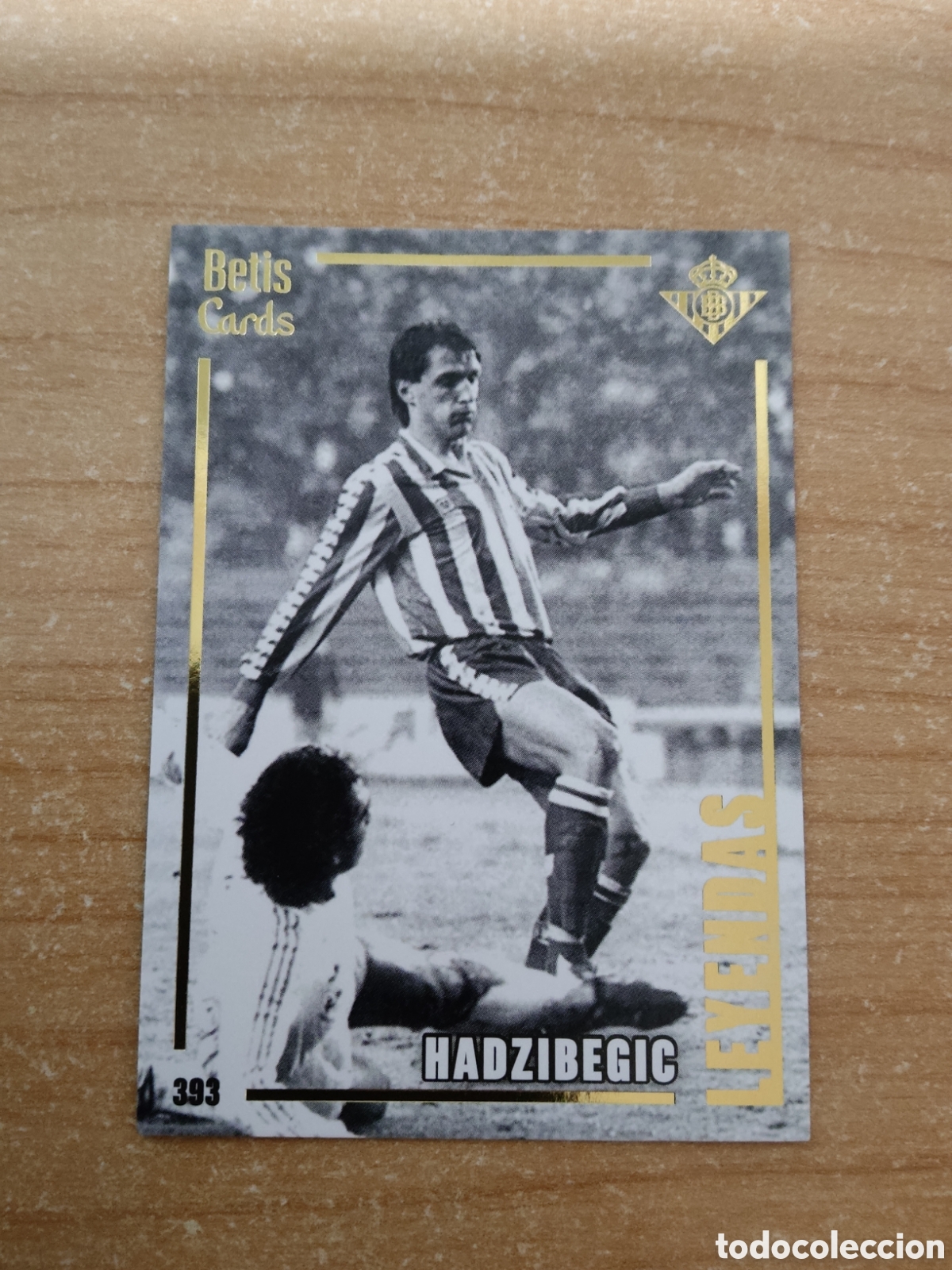 Cromos de f&uacute;tbol: 393 HADZIBEGIC LEYENDAS REAL BETIS HOLY CARDS 2024 2025