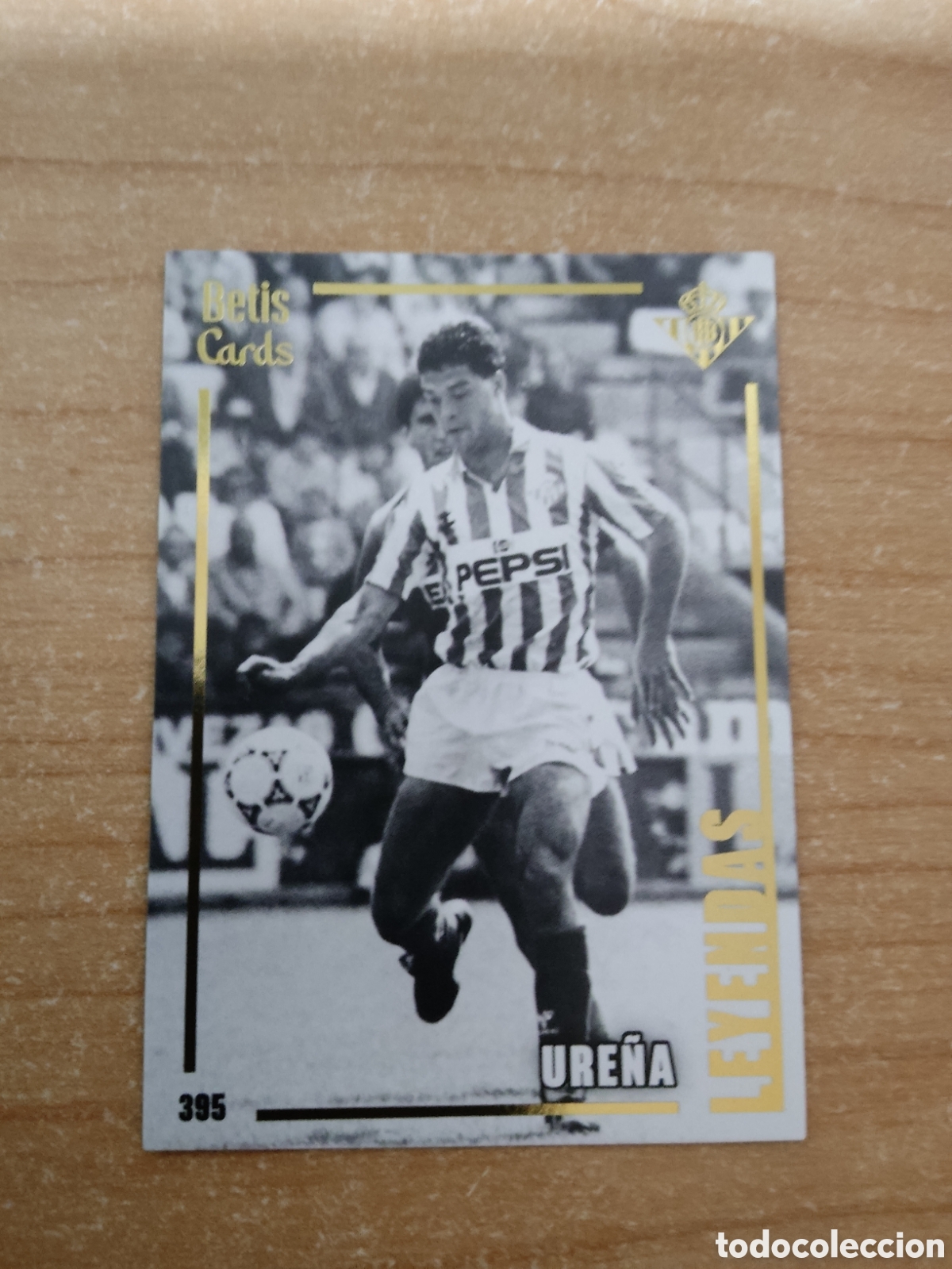 Cromos de f&uacute;tbol: 395 URE&Ntilde;A LEYENDAS REAL BETIS HOLY CARDS 2024 2025