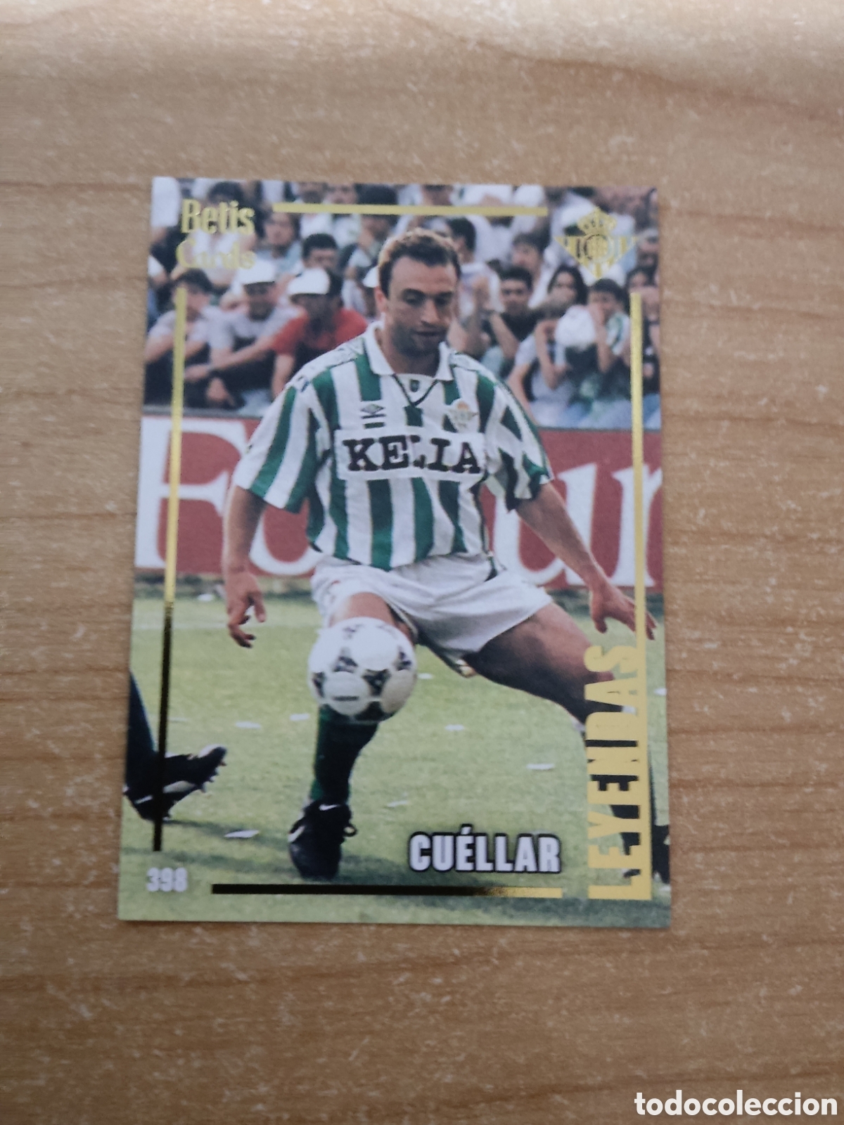 Cromos de f&uacute;tbol: 398 CUELLAR LEYENDAS REAL BETIS HOLY CARDS 2024 2025