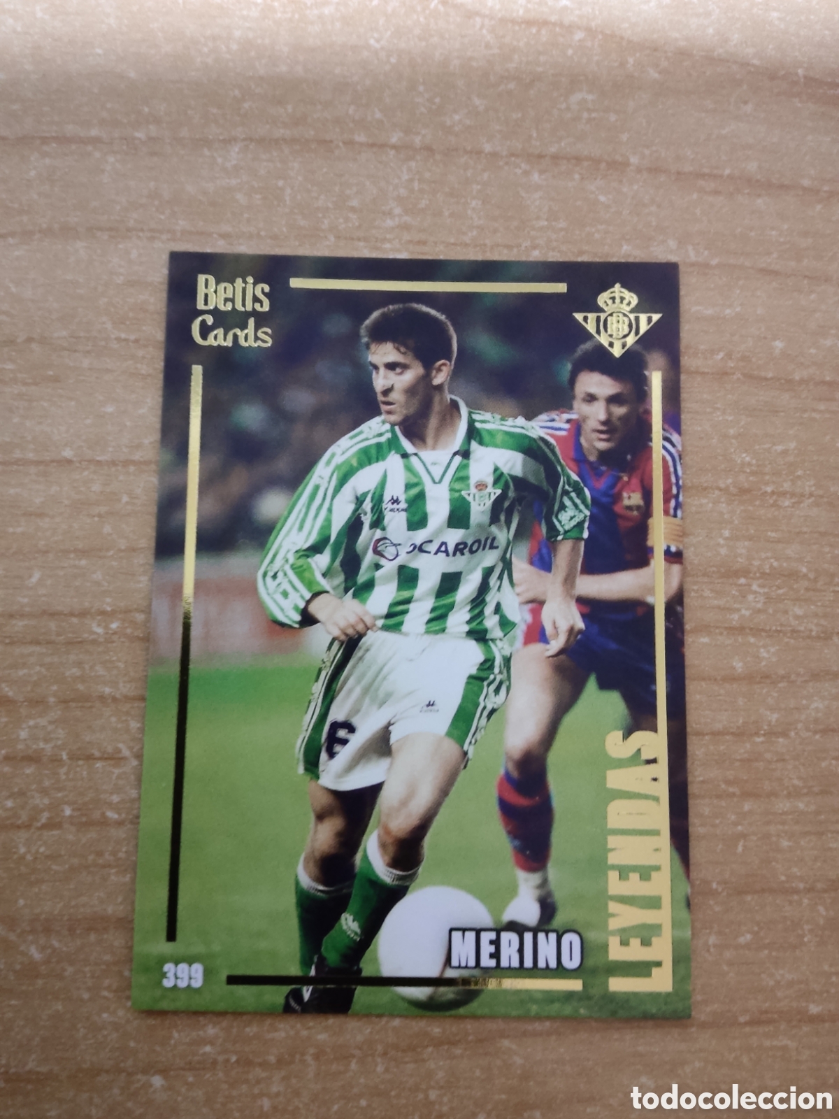 Cromos de f&uacute;tbol: 399 MERINO LEYENDAS REAL BETIS HOLY CARDS 2024 2025