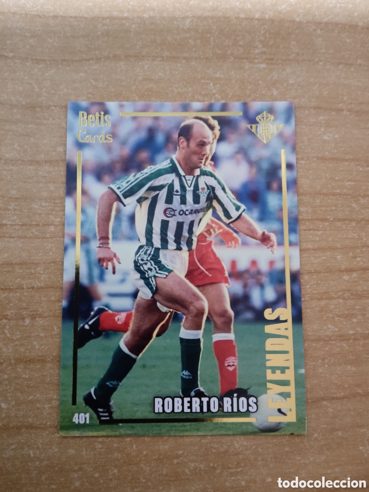 Cromos de f&uacute;tbol: 401 ROBERTO RIOS LEYENDAS REAL BETIS HOLY CARDS 2024 2025