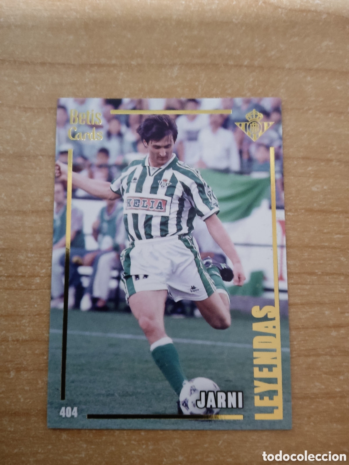 Cromos de f&uacute;tbol: 404 JARNI LEYENDAS REAL BETIS HOLY CARDS 2024 2025