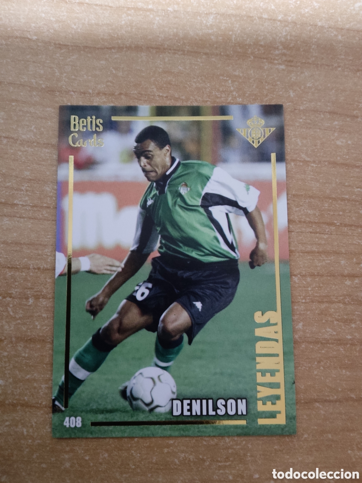 Cromos de f&uacute;tbol: 408 DENILSON LEYENDAS REAL BETIS HOLY CARDS 2024 2025