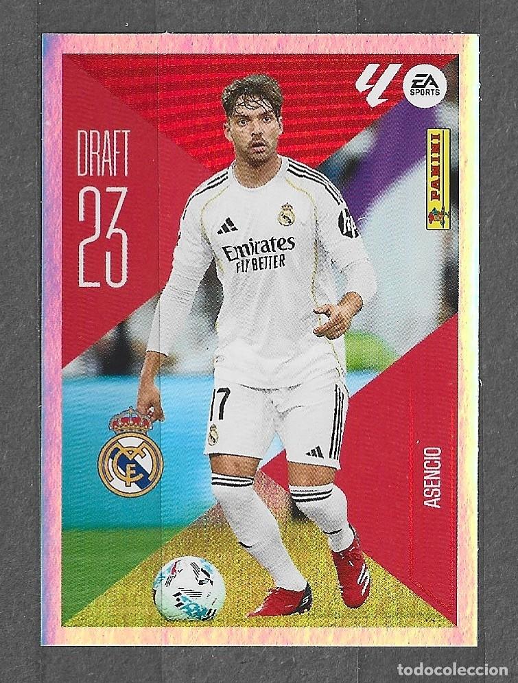 Cromos de f&uacute;tbol: Liga este 26/27 - Asencio - N&deg; 1 - Real Madrid - Draft 23