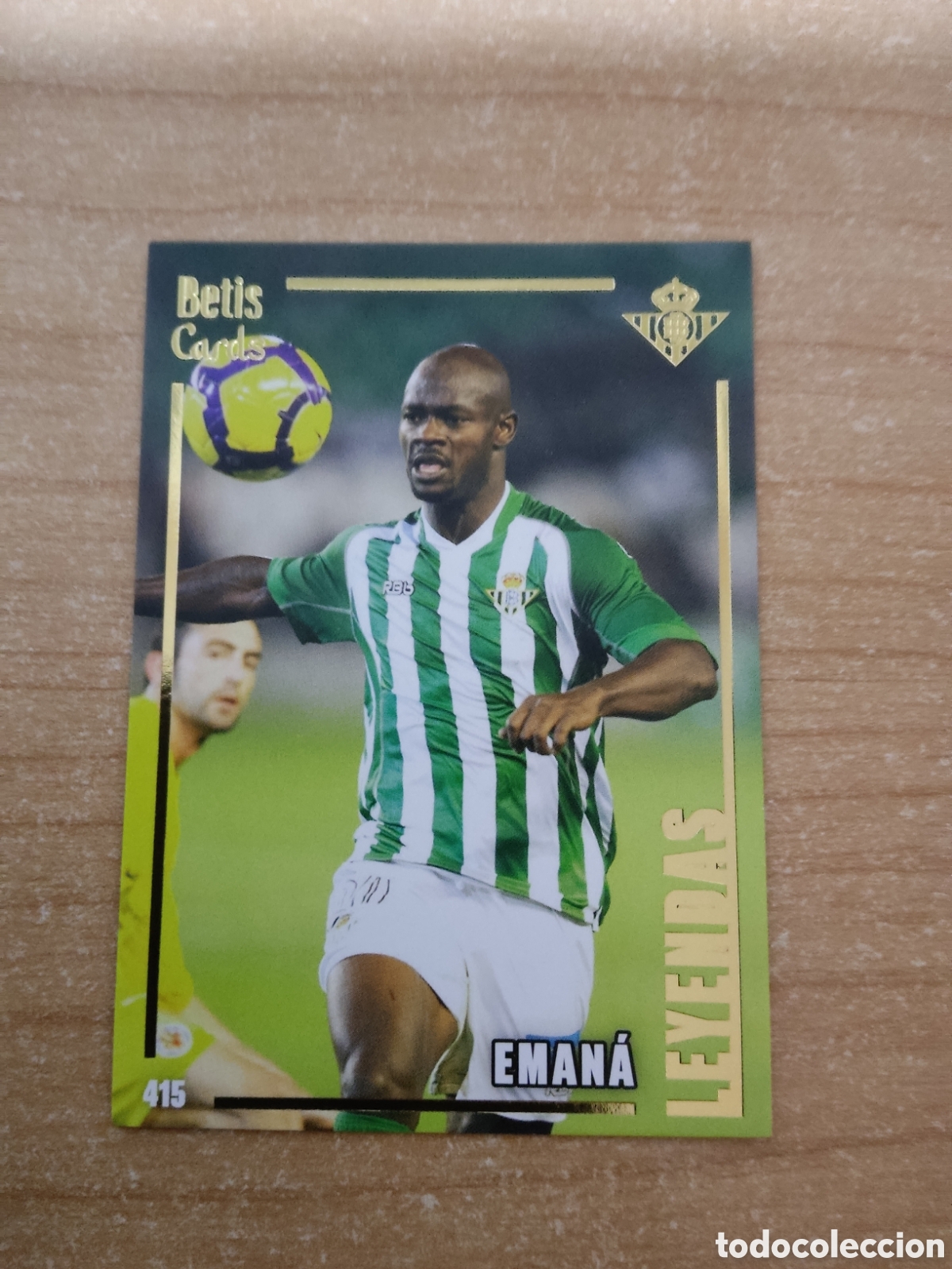 Cromos de f&uacute;tbol: 415 EMANA LEYENDAS REAL BETIS HOLY CARDS 2024 2025