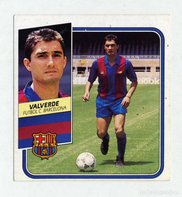 Cromos de f&uacute;tbol: LIGA 89 90 1989 1990 VALVERDE COLOCA NUEVO DE SOBRE - EDICIONES ESTE - SIN PEGAR