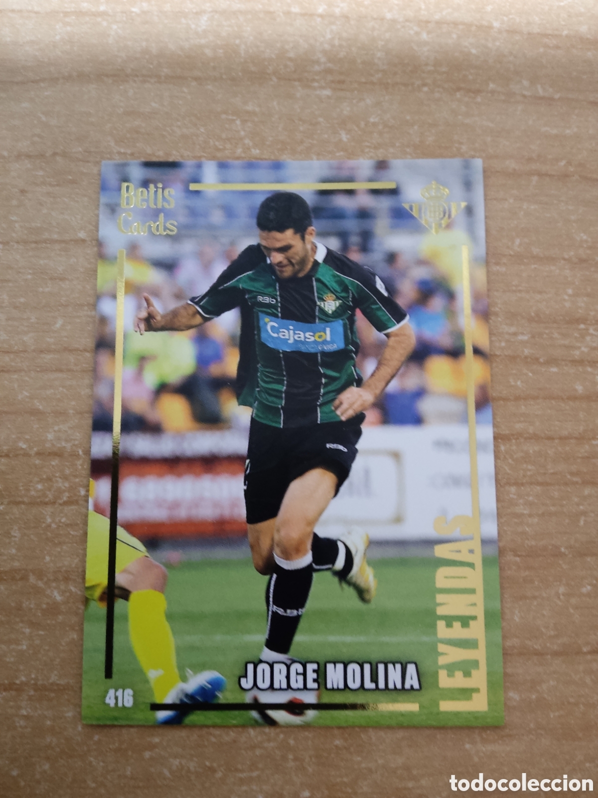 Cromos de f&uacute;tbol: 416 JORGE MOLINA LEYENDAS REAL BETIS HOLY CARDS 2024 2025