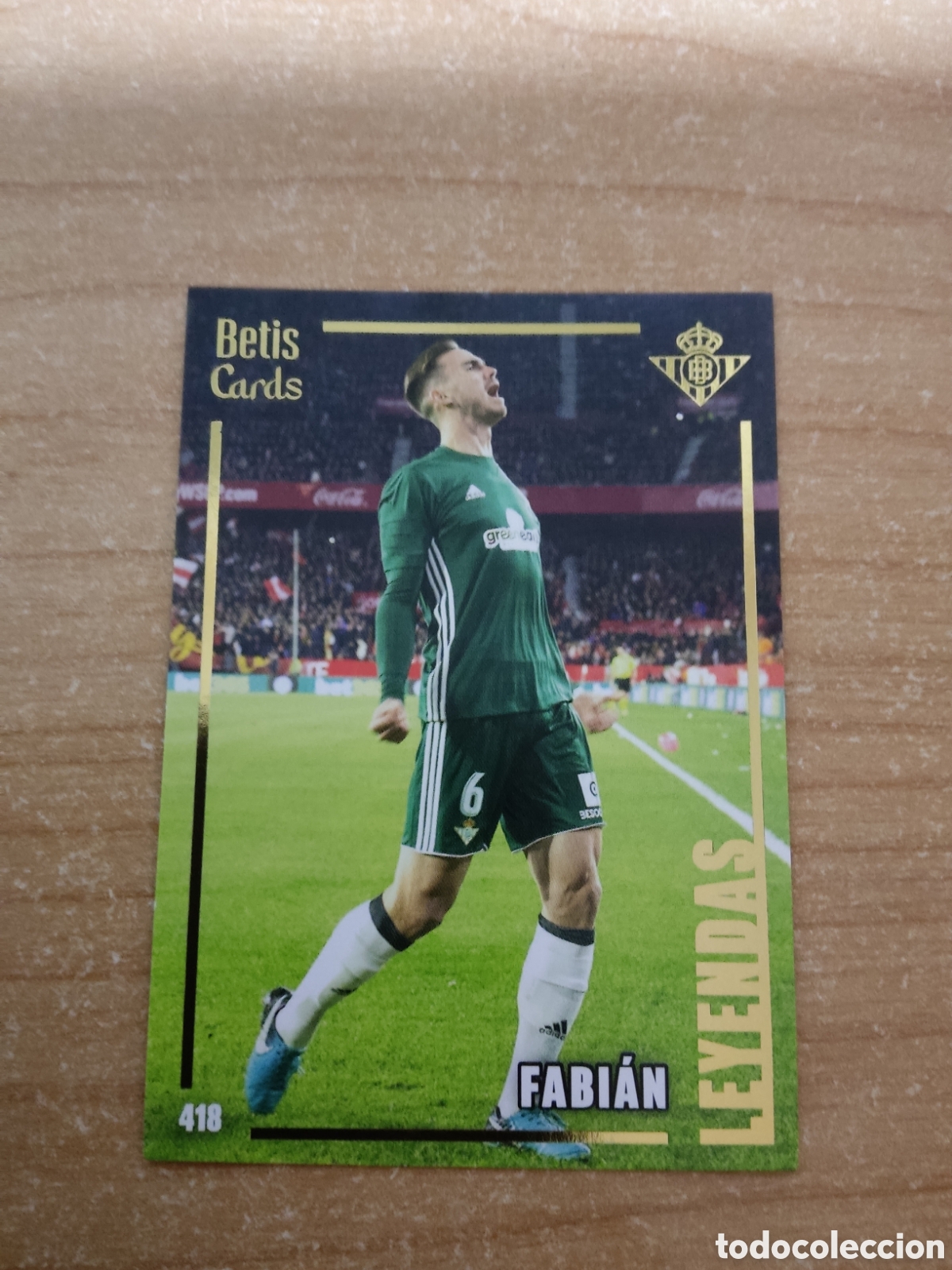Cromos de f&uacute;tbol: 418 FABIAN RUIZ LEYENDAS REAL BETIS HOLY CARDS 2024 2025