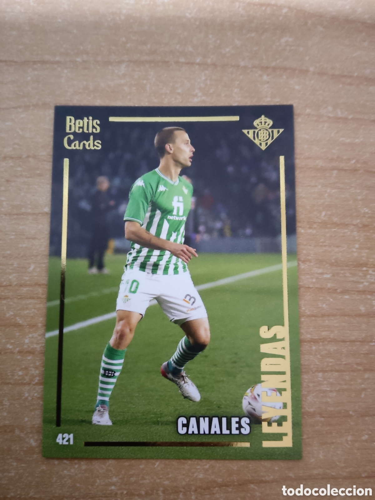 Cromos de f&uacute;tbol: 421 CANALES LEYENDAS REAL BETIS HOLY CARDS 2024 2025