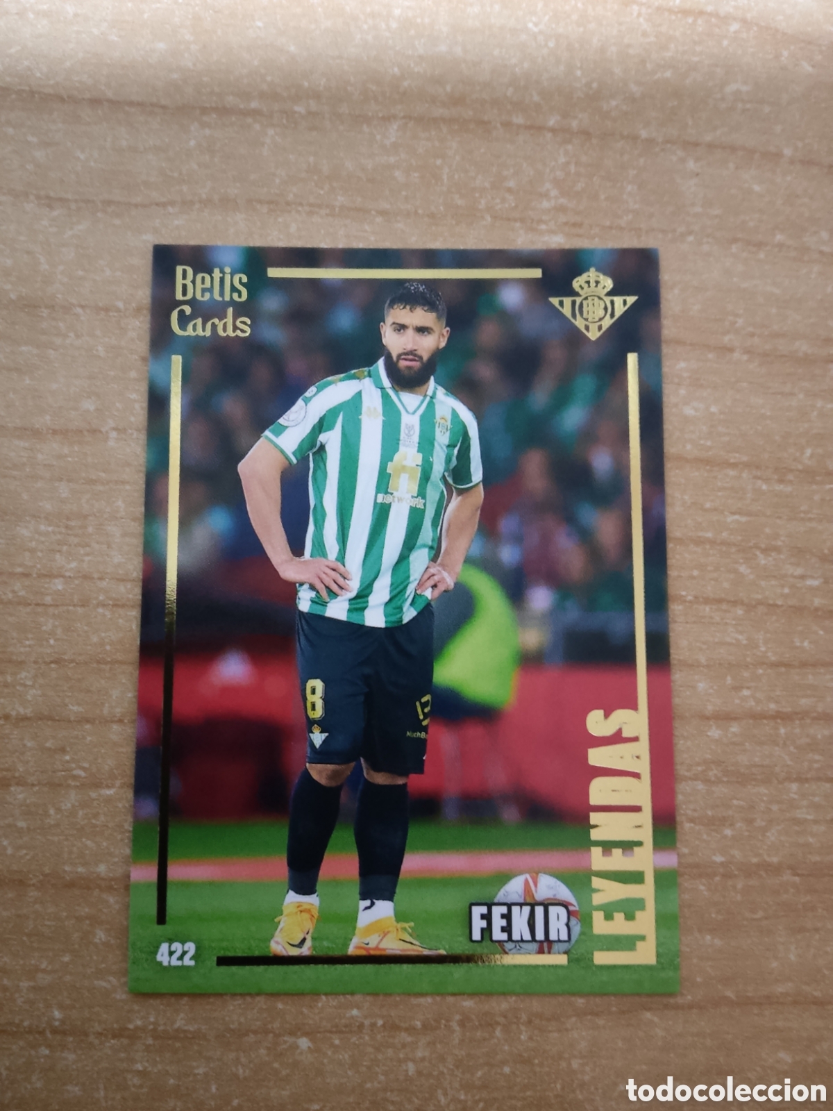 Cromos de f&uacute;tbol: 422 FEKIR LEYENDAS REAL BETIS HOLY CARDS 2024 2025