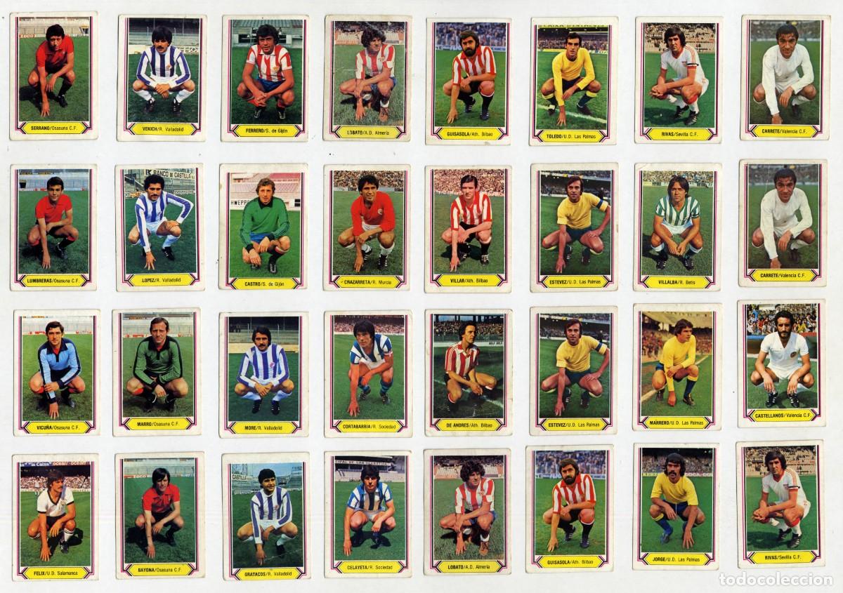 Cromos de f&uacute;tbol: LIGA 80 81 1980 1981 LOTE DE 44 CROMOS SIN PEGAR - EDICIONES ESTE