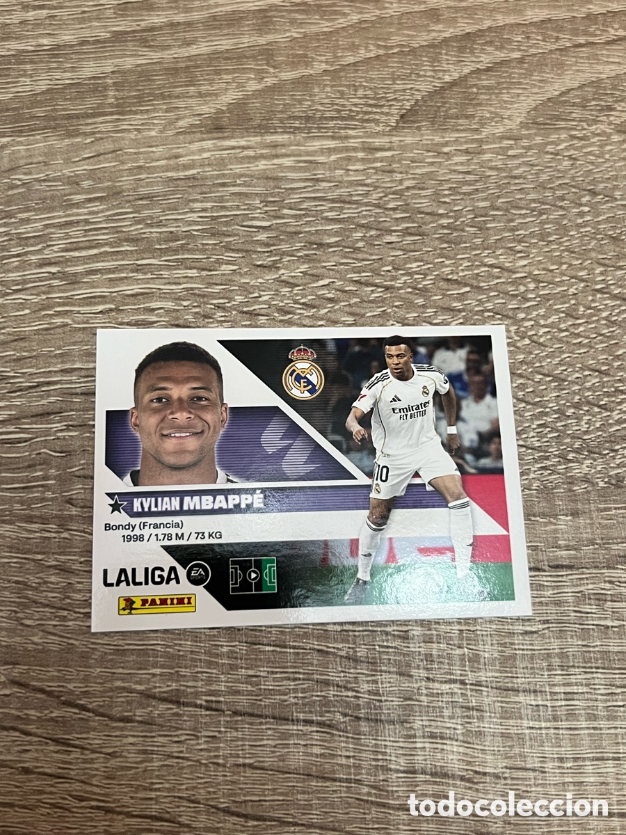 Cromos de f&uacute;tbol: Mbappe N20 Del Real Madrid cromo de la liga este 2026/27