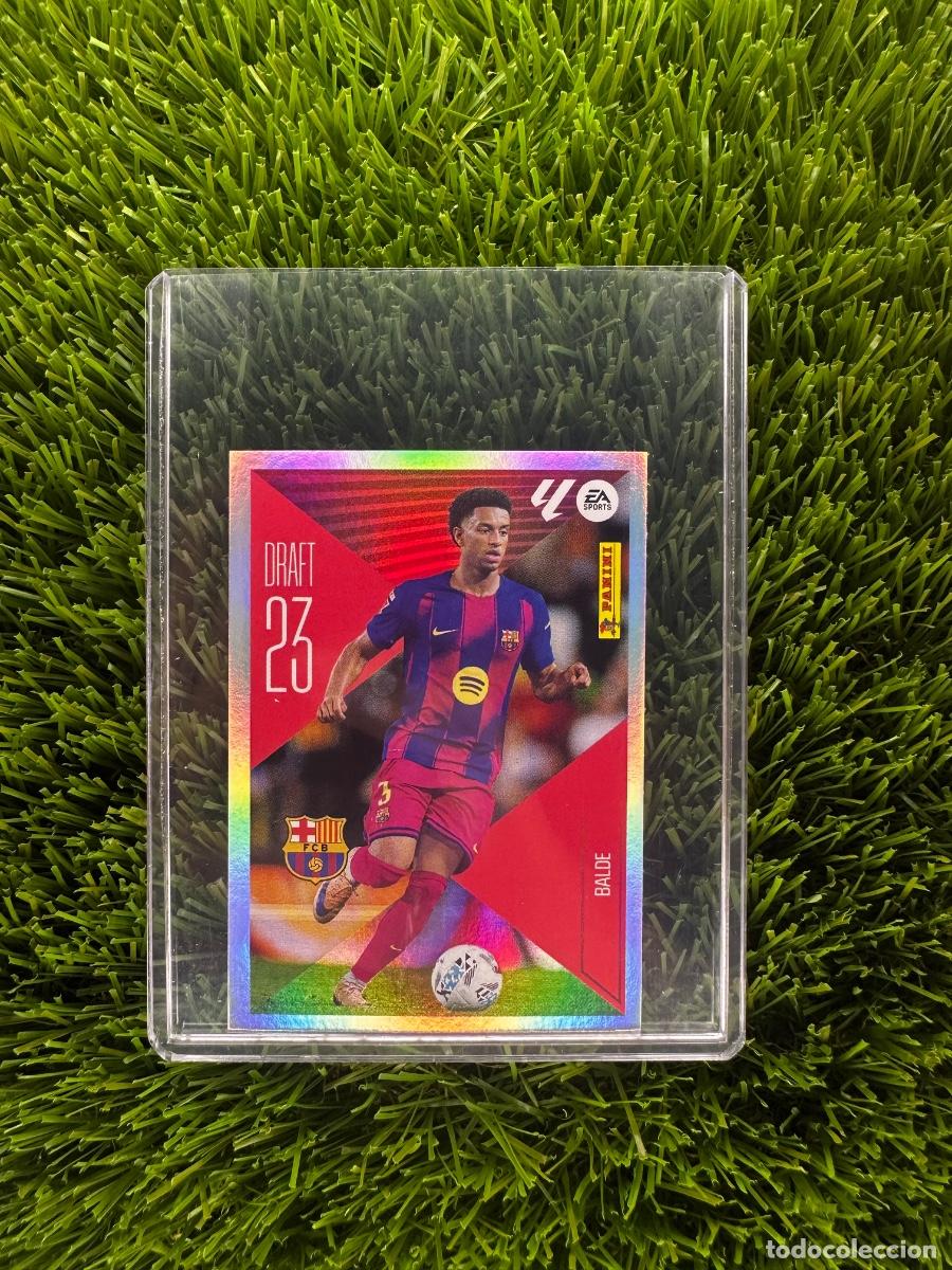 Cromos de f&uacute;tbol: N&ordm; 2 Balde Draft 23 FC Barcelona Liga Este 26 27