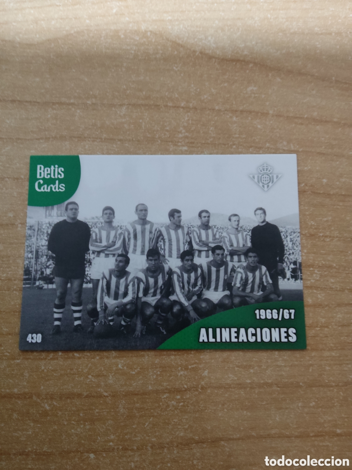 Figurine di Calcio: 430 ALIENACIONES 1966 1967 REAL BETIS HOLY CARDS 2024 2025