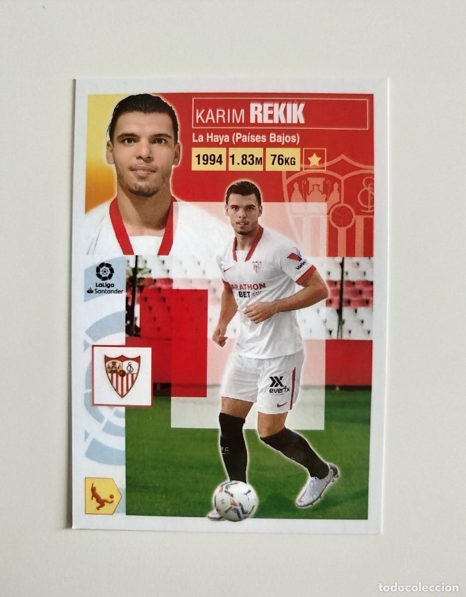 Football Stickers: Rekik &Uacute;LTIMOS FICHAJES 56 SIN PEGAR NUNCA PEGADO Sevilla FC Liga Ediciones Este 20 21 / 2020 2021