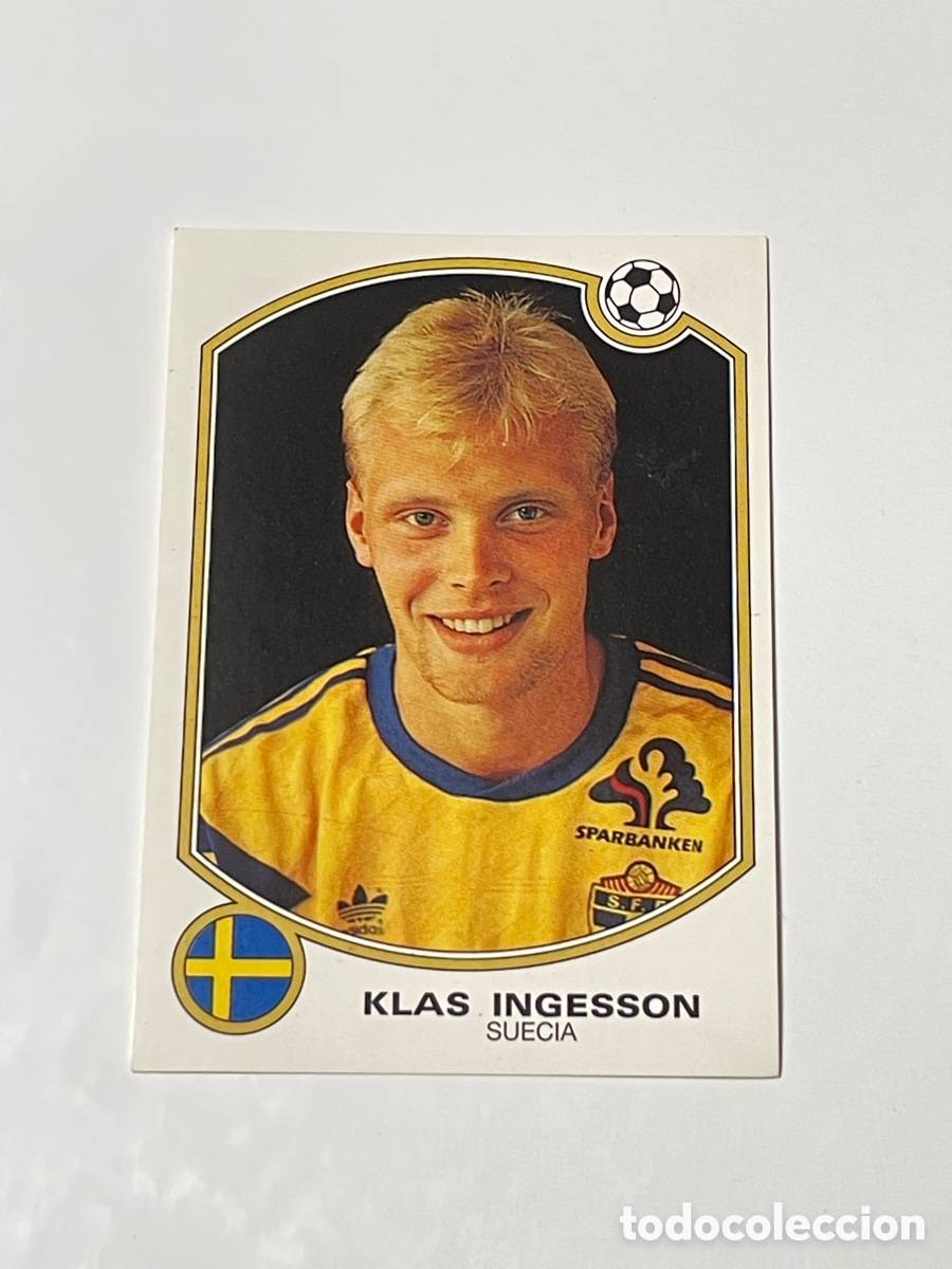 Cromos de f&uacute;tbol: Klas Ingesson Suecia Panini 92/92 #194