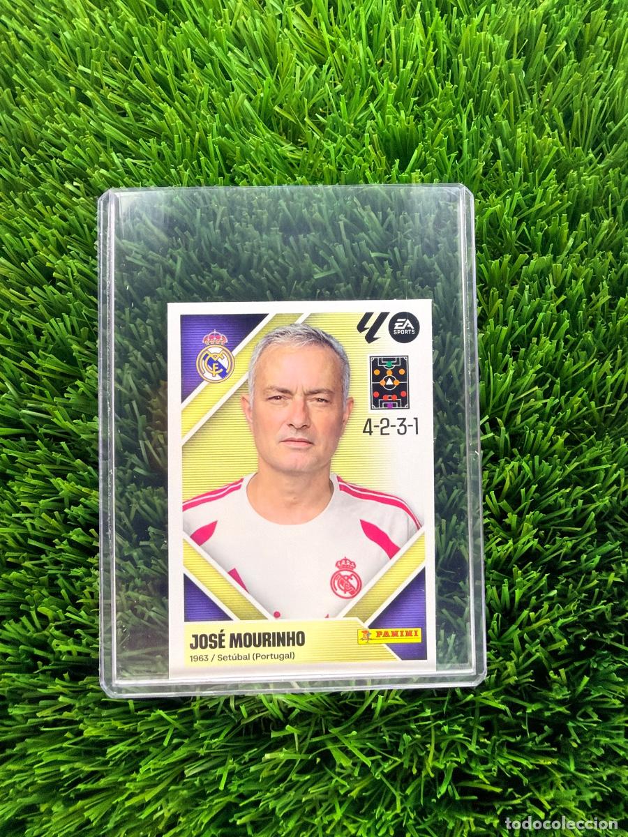 Cromos de f&uacute;tbol: N&ordm; 2 Jos&eacute; Mourinho Entrenador Real Madrid CF Liga Este 26 27