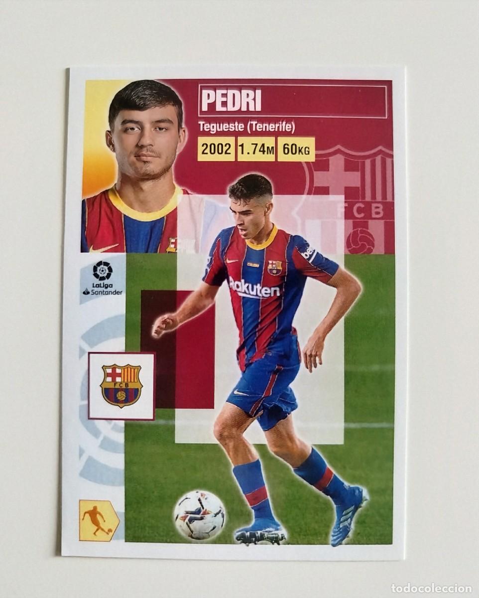 Cromos de f&uacute;tbol: Pedri &Uacute;LTIMOS FICHAJES 55 SIN PEGAR NUNCA PEGADO FC Barcelona Liga Ediciones Este 20 21 / 2020 2021