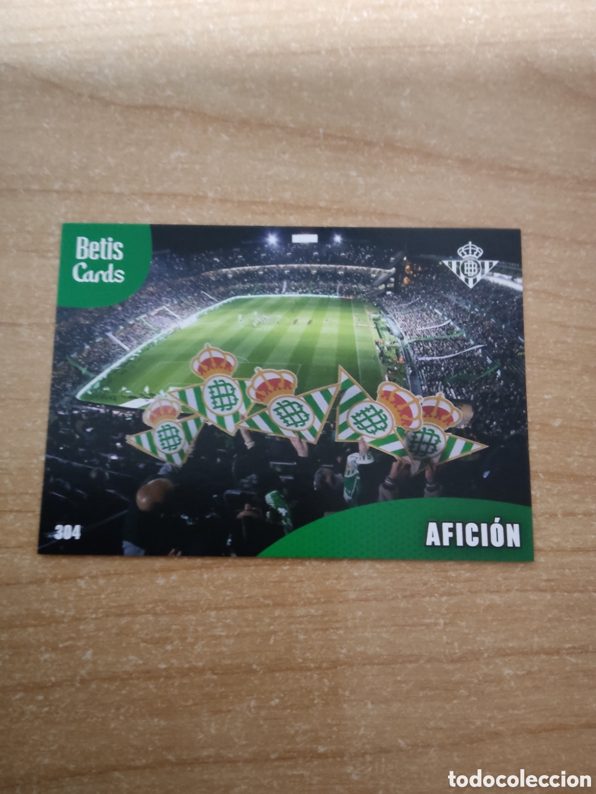 Cromos de f&uacute;tbol: 304 AFICION REAL BETIS HOLY CARDS 2024 2025