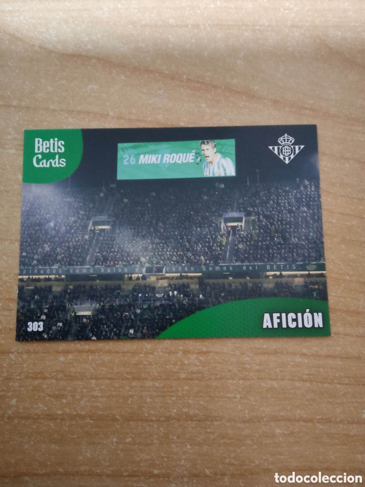 Cromos de f&uacute;tbol: 303 AFICION REAL BETIS HOLY CARDS 2024 2025