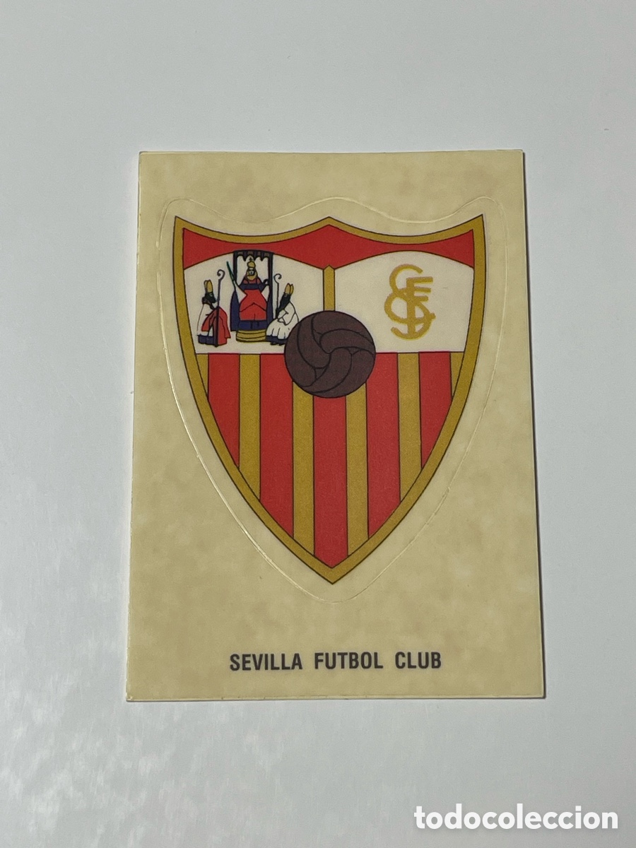 Cromos de f&uacute;tbol: Escudo Sevilla Panini 92/93 #29