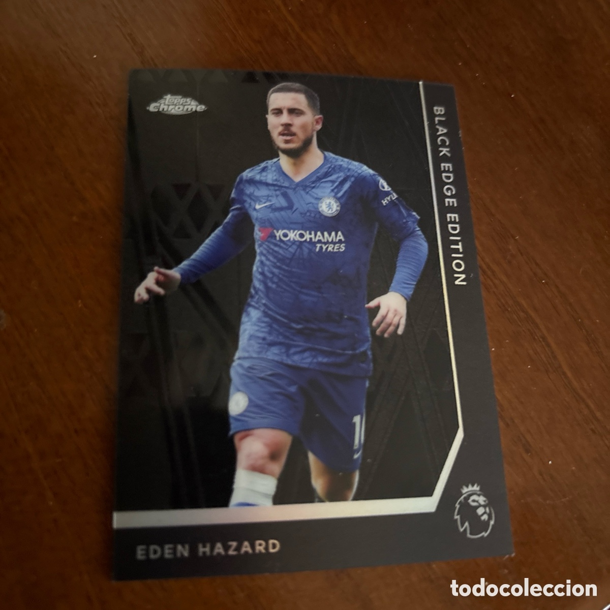 Cromos de f&uacute;tbol: 2026 tops chrome EPL BLK-48 Ed&eacute;n hazard SSP EDICI&Oacute;N BORDE NEGRO ESTUCHE