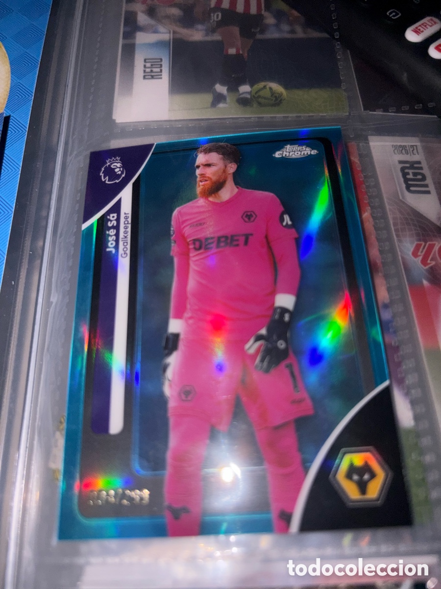 Cromos de f&uacute;tbol: Jose sa/299 tops chrome