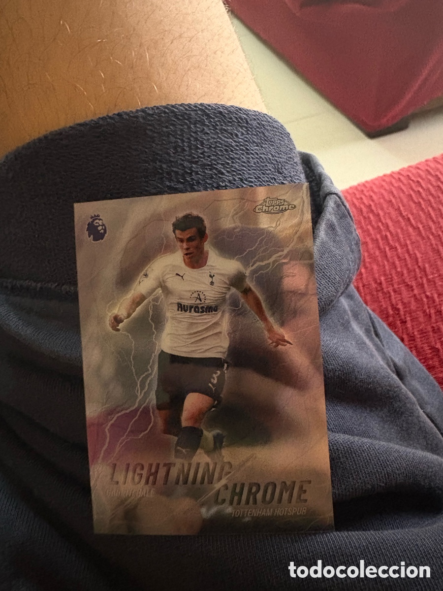 Cromos de f&uacute;tbol: 2025-2026 TOPPS CHROME PREMIER LEAGUE GARETH BALE LIGHTING CHROME LC-22